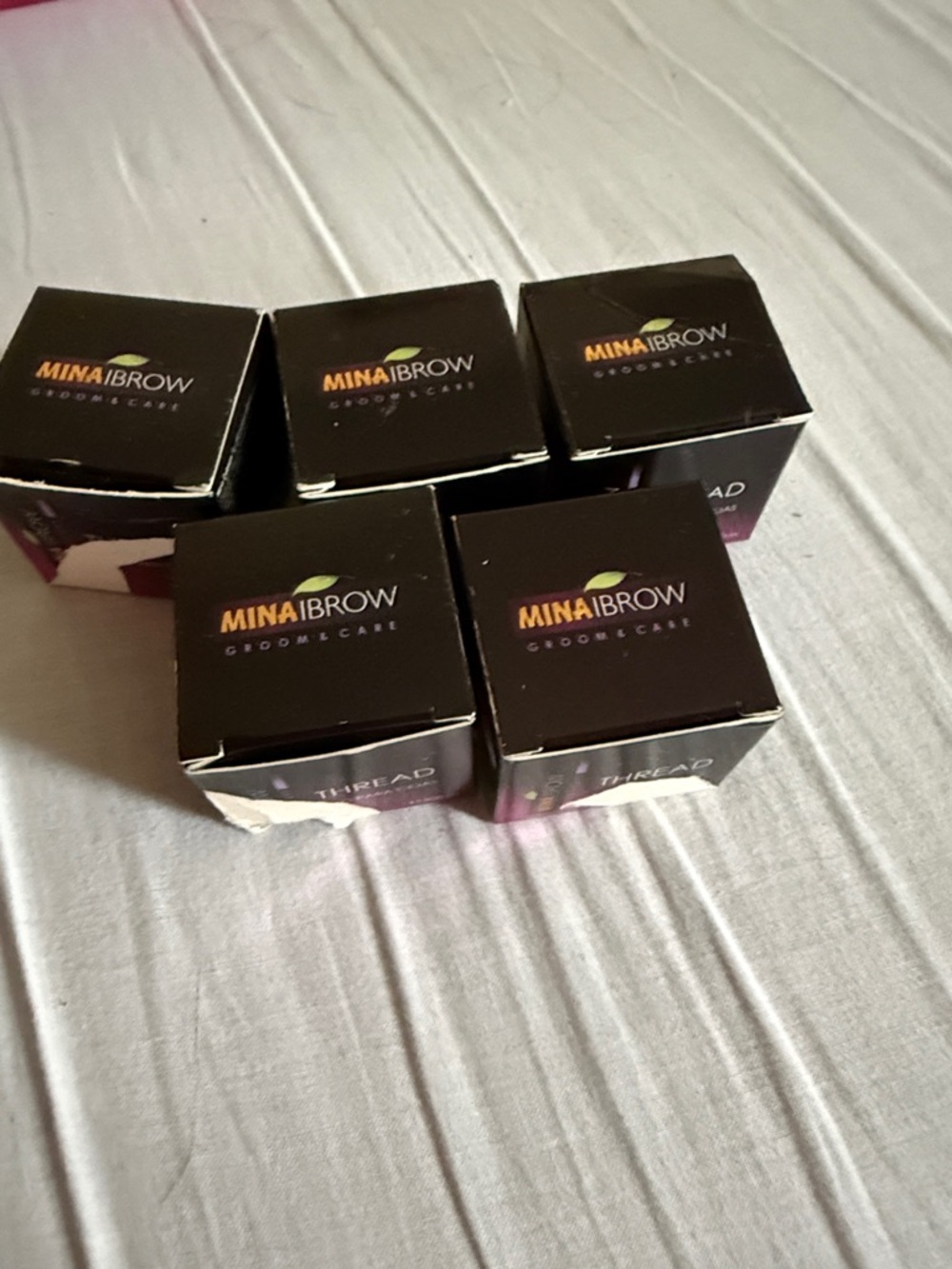 MINA BROW Groom & Care Threading Wax - Black Packaging (5 Boxes)